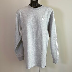 Gray Long Sleeve Men's Shirt